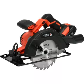   YATO Akkumulátoros körfűrész 18 V (D=165 mm) (1x 2,0 Ah akku + töltő) (YT-82810)