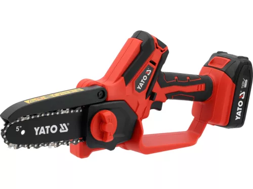 YATO Akkus mini láncfűrész 18 V, 2 Ah (YT-828113)