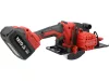 YATO Akkus körfűrész 18 V-os 140 MM, szénkefementes motor + 2 db 4.0Ah akkumulátor (YT-8281185)