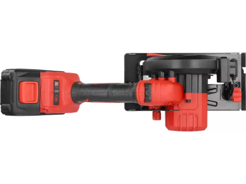 YATO Akkus körfűrész 18 V-os 140 MM, szénkefementes motor + 2 db 4.0Ah akkumulátor (YT-8281185)