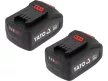 YATO Akkumulátoros sarokcsiszoló gép 18 V, 125 mm (2x4 Ah akku + koffer) (YT-828252)