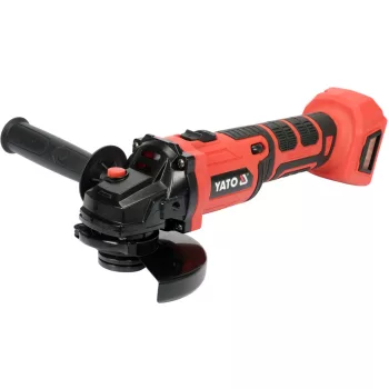   YATO Akkus sarokcsiszoló 125 mm szénkefe nélküli 18 V Li-Ion (akku + töltő nélkül) (YT-828291)