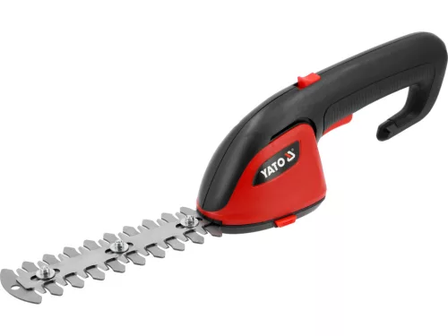 YATO Akkus fű- és sövénynyíró 7,2 V, beépített 2 Ah akkuval, USB-C töltéssel (YT-828359)