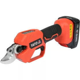   YATO AKKUMULÁTOROS METSZŐOLLÓ 18 V (1 X 2 AH AKKU + TÖLTŐ) (YT-828377)