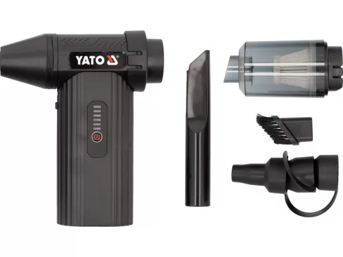 YATO Hordozható turbó légfúvó- porszívó ( légseprű ) tartozékokkal kofferban (YT-82936)