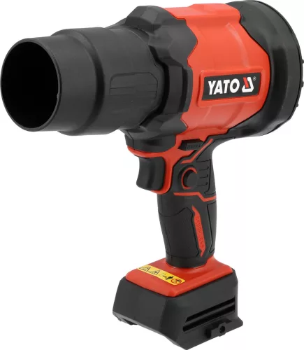 YATO Akkus légseprű 18 V, szénkefementes, 198 km/h, 11 m³/perc – géptest (YT-829383)