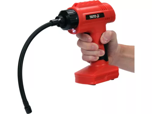 YATO Akkus mini kompresszor 120 W, 25 l/perc, 10 bar (YT-82950)