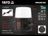 YATO Akkus LED munkalámpa 18 V, 10000 lm, 360° világítással – géptest  (YT-829670)