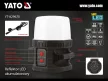 YATO Akkumulátoros reflektor 18V 10000LM 360°  (YT-829670)