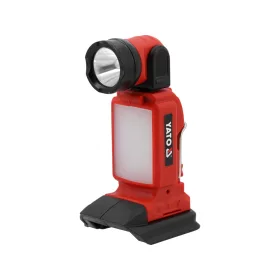  YATO Akkus LED szerelőlámpa 2 az 1-ben 18 V, 250 lm, akku és töltő nélkül (YT-829691)