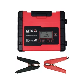   YATO AKKUMULÁTOR TÖLTŐ 12 V 2/8/15 A MAX. 200 AH LCD KIJELZŐ (YT-83003)