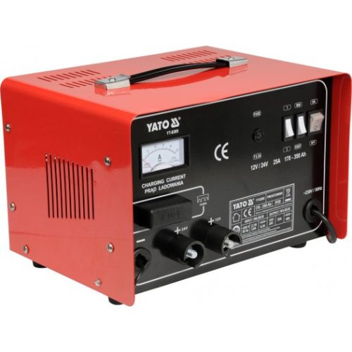 YATO Akkumulátor töltő 12-24V 25A  170-350Ah  (YT-8305)