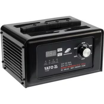 YATO Akkumulátor töltő 12-24V 30A 50-600Ah (YT-83052)