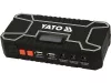 YATO Indítássegítő és powerbank 12 V, 12000 mAh, 300–500 A, LCD-kijelzővel (YT-83082)