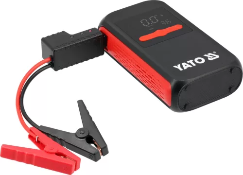 YATO Bikázó kompresszorral és powerbankkal, 12 V, 300 A / 600 A, 120 PSI, 12 Ah (YT-83086)