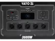 YATO Hordozható töltőállomás (POWER BANK) 3600 Watt, 3072 Wh (YT-83096)