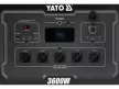 YATO Hordozható töltőállomás (POWER BANK) 3600 Watt, 3072 Wh (YT-83096)
