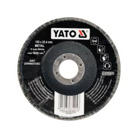   YATO Lamellás csiszolókorong döntött 125 x 22,2 mm P40 (YT-83292)