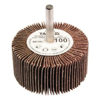   YATO Csapos lamellás, legyező csiszoló P150 60x30x6 mm (YT-83366)