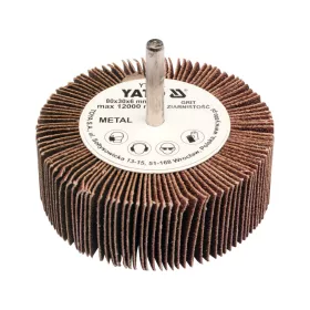   YATO Csapos lamellás, legyező csiszoló P80 80x30x6 mm (YT-83373)
