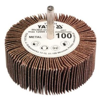   YATO Csapos lamellás, legyező csiszoló P150 80x30x6 mm (YT-83376)