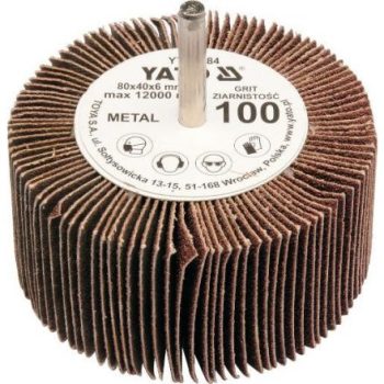   YATO Csapos lamellás, legyező csiszoló P120 80x40x6 mm (YT-83385)