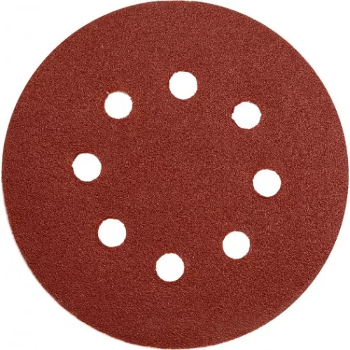 YATO Fíbertárcsa tépőzáras 8 lyukas 125 mm P220 (5db/cs) (YT-83458)
