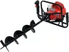YATO Benzines talajfúró / földfúró készlet, 1,4 kW, 51,2 cm³, Ø100–200 mm, 3 fúrószárral (YT-84660)