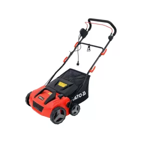   YATO Elektromos gyepszellőztető és gyeplazító – 1800W, 38 cm munkaszélesség (YT-84840)