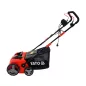   YATO Elektromos gyepszellőztető és gyeplazító – 1800W, 38 cm munkaszélesség (YT-84840)