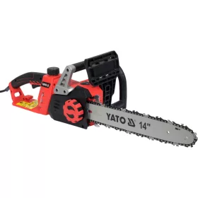   YATO Elektromos láncfűrész, 1600 W, 35 cm (14") vágáshossz – Szerszám nélküli láncfeszítéssel (YT-84868)