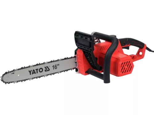 YATO Elektromos láncfűrész – 2400W, 40 cm (16") vezetőlemez, szerszám nélküli láncfeszítés (YT-84872)