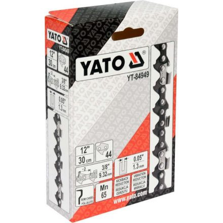 YATO Láncfűrész lánc 12 col 3/8col 1,3 mm (YT-84949)