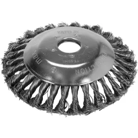   YATO Drótkorongos gyomkefe fűkaszához – 150 mm x 25,4 mm KÖRKEFE, FŰSZEGÉLY VÁGÓHOZ (YT-85141)