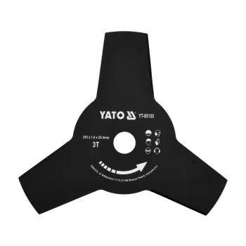   YATO Fűkasza kés háromágú 255 x 25,4 x 1,6 mm (YT-85155)