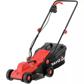   YATO Elektromos fűnyíró szíjhajtással, 1300 W, 330 mm vágásszélesség, 30 literes fűgyűjtővel (YT-851990)