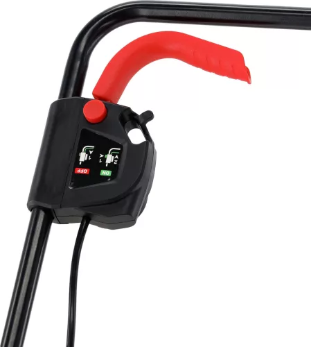 YATO Elektromos fűnyíró szíjhajtással, 1300 W, 330 mm vágásszélesség, 30 literes fűgyűjtővel (YT-851990)