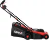 YATO Elektromos fűnyíró 1500 W, 360 mm vágásszélesség, 40 literes fűgyűjtővel, 6 fokozatú magasságállítással (YT-851991)