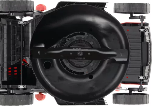 YATO Elektromos fűnyíró szíjhajtással, 1800 W, 400 mm vágásszélesség, 40 literes fűgyűjtővel (YT-851992)