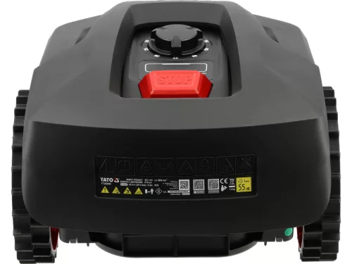 YATO Robotfűnyíró 1000 m² területre, Wi-Fi / Bluetooth vezérléssel, 20V 5Ah akkuval (YT-852093)