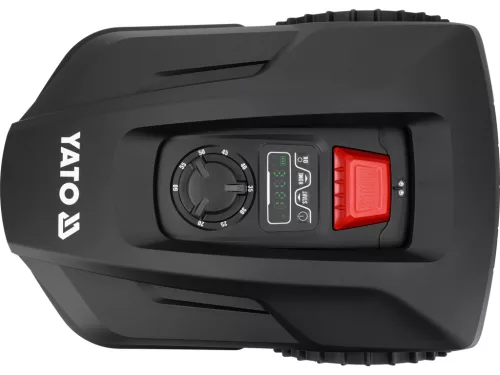 YATO Robotfűnyíró 1000 m² területre, Wi-Fi / Bluetooth vezérléssel, 20V 5Ah akkuval (YT-852093)