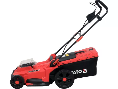 YATO Akkumulátoros fűnyíró 36V (2x18V), szénkefe nélküli, 43 cm, akku és töltő nélkül (Solo) (YT-85225)