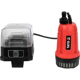   YATO Akkumulátoros merülő szivattyú – 18V, 2000 liter/óra, 21 m emelőmagasság (akku és töltő nélkül) (YT-85283)