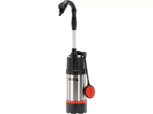 YATO Multi Inox 550 Esővízgyűjtő szivattyú úszókapcsolóval – 550W, 5000 l/h (YT-85286)