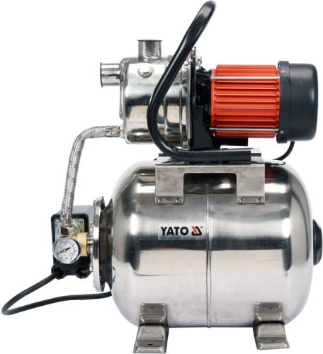 YATO Elektromos házi vízmű szivattyú Inox hidrofor tartállyal 1200 W  (YT-85370)