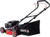 YATO Benzines fűnyíró Loncin motorral, 139 cm³, 46 cm vágásszélesség, 60 literes fűgyűjtővel (YT-85501)