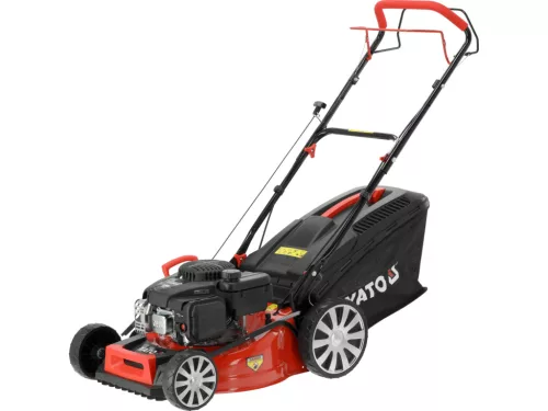 YATO  Önjáró benzines fűnyíró 139 cm³ Loncin motorral, 46 cm, 4 az 1-ben funkció  (YT-85525)