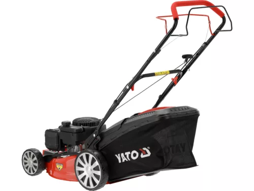 YATO  Önjáró benzines fűnyíró 139 cm³ Loncin motorral, 46 cm, 4 az 1-ben funkció  (YT-85525)