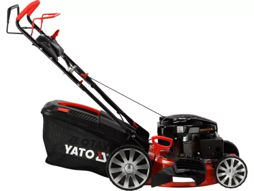 YATO Önjáró benzines fűnyíró 196 cm³ Loncin motorral, 51 cm, 4 az 1-ben funkció  (YT-85528)