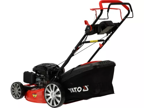 YATO Önjáró benzines fűnyíró 196 cm³ Loncin motorral, 51 cm, 4 az 1-ben funkció  (YT-85528)